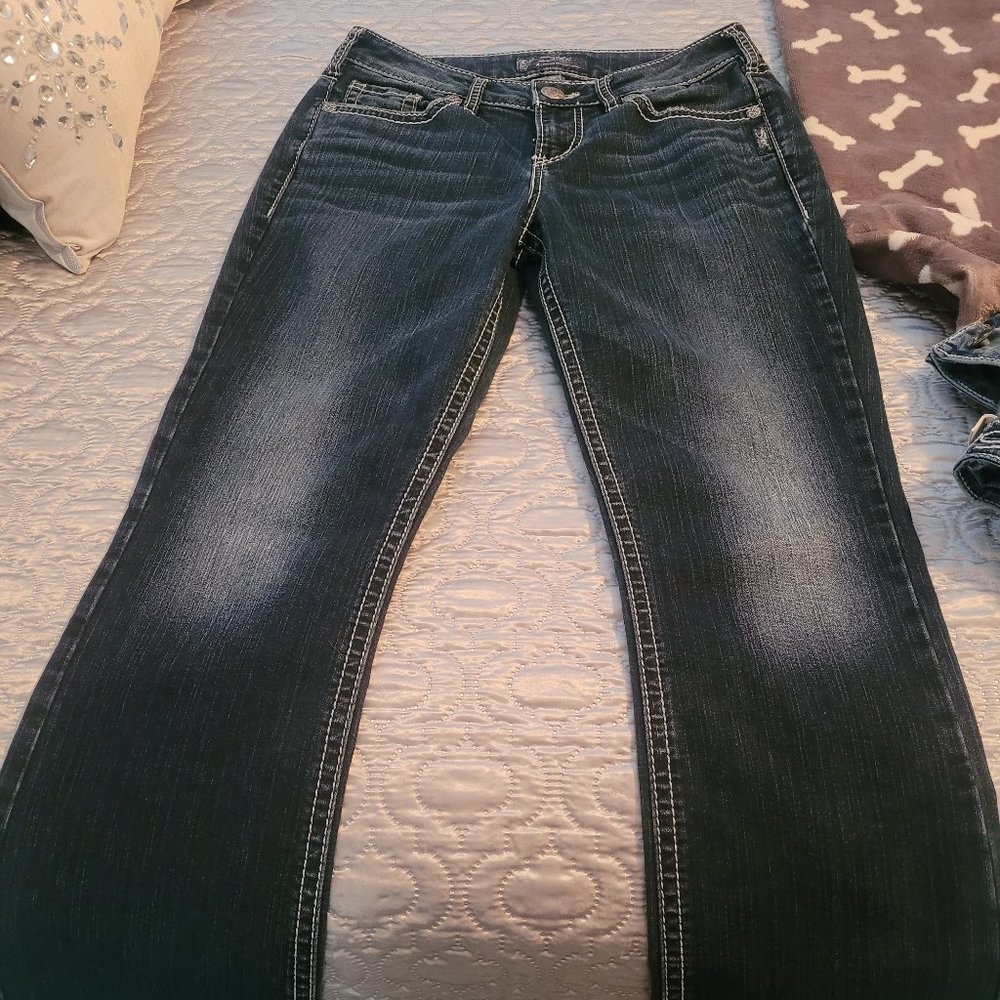 Silver Suki High Slim Bootcut jeans
